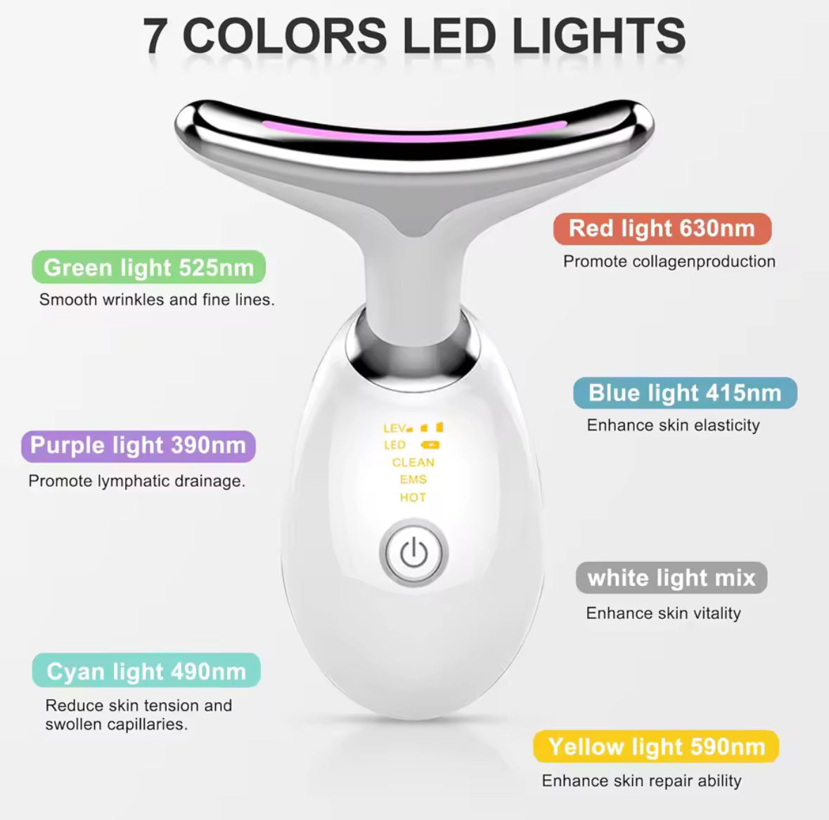 GlowLift™ – EMS & LED 7-Color Device